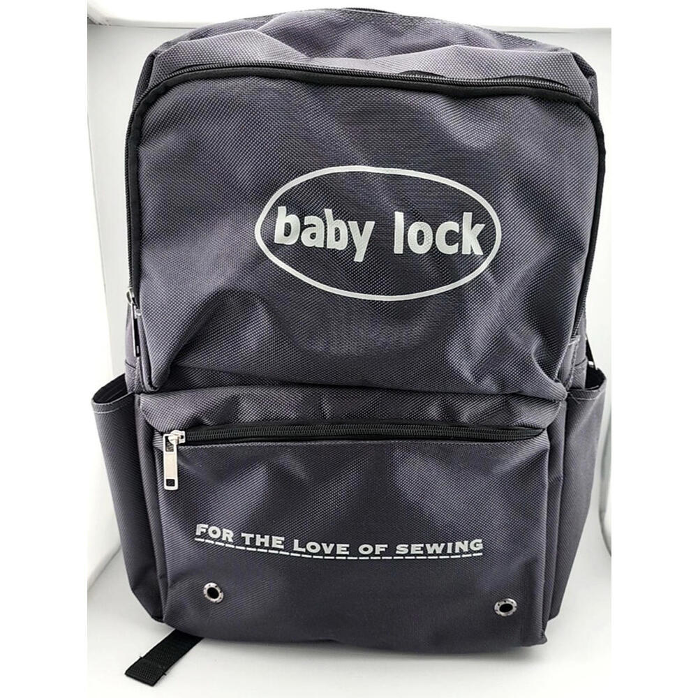 Baby Lock Black Backpack Carry Bag - Large Sewing Machine Storage Tote